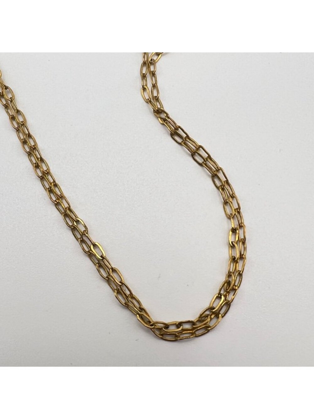 Cynthia Rybakoff Necklace Gold Tone Chain CR NYC Natural Quartz Statement - Picture 10 of 14